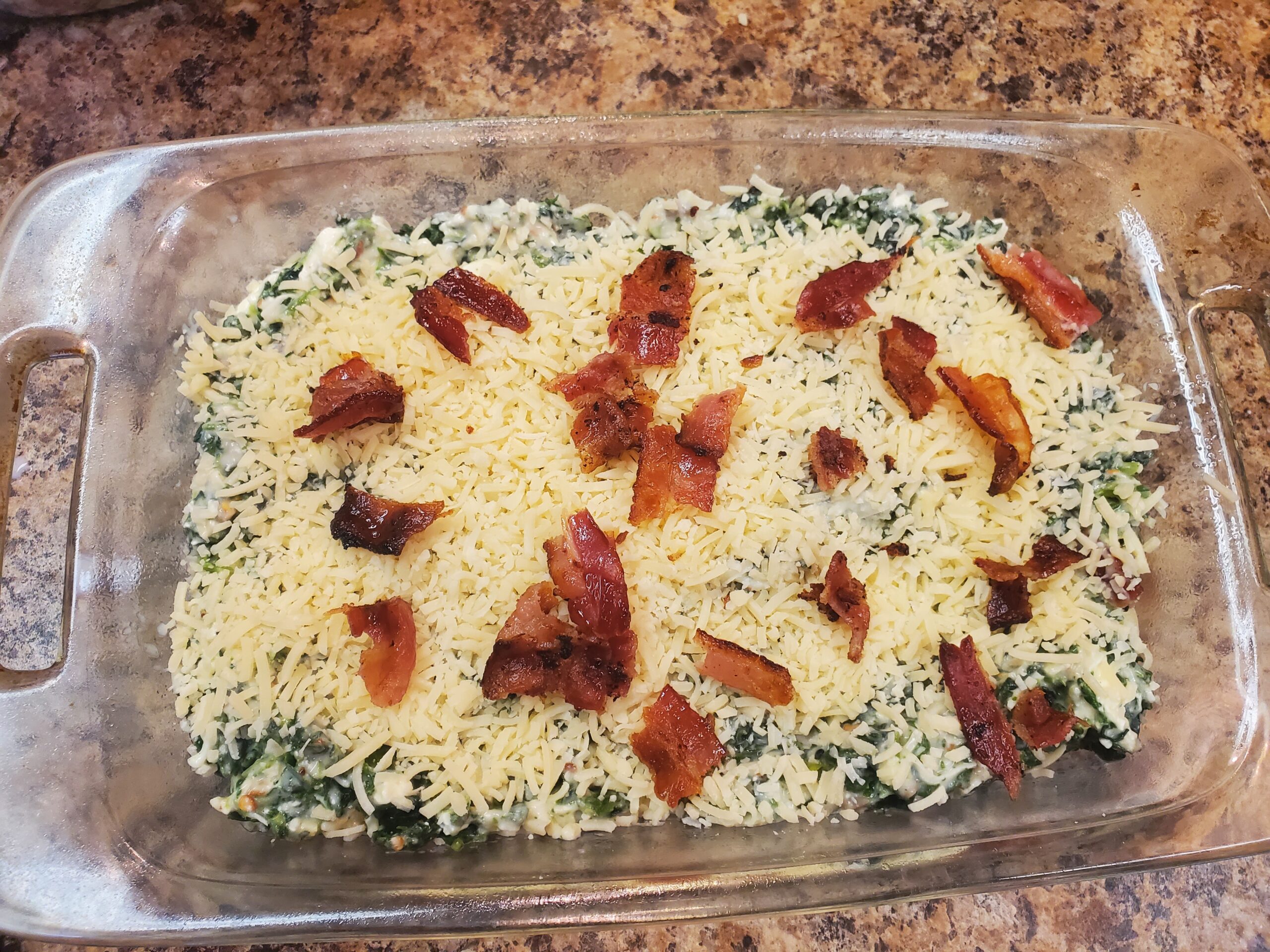 Spinach and Bacon Casrorle